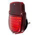 110760 by UNITED PACIFIC - Tail Light - RH, 38 LED, with Black Housing, for 1953-1956 Ford Truck