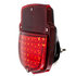 110759 by UNITED PACIFIC - Tail Light - 38 LED, with Black Housing, for 1953-1956 Ford Truck, L/H