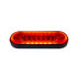 36571 by UNITED PACIFIC - Brake / Tail / Turn Signal Light - 22 LED, 6" Oval, Abyss Lens Design, with Plastic Housing, Red LED/Clear Lens