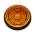 36565 by UNITED PACIFIC - Turn Signal Light - 13 LED, 4" Round, Abyss Lens Design, with Plastic Housing, Amber LED/Amber Lens