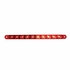 36827B by UNITED PACIFIC - Light Bar - 10 LED, Split Turn Function, Stop/Turn/Tail Light, Red LED/Red Lens, Red/Plastic Housing