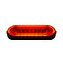 36569 by UNITED PACIFIC - Brake / Tail / Turn Signal Light - 22 LED, 6" Oval, Abyss Lens Design, with Plastic Housing, Red LED/Red Lens
