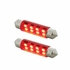 36597 by UNITED PACIFIC - Multi-Purpose Light Bulb - 8 SMD High Power Micro LED 211- 2 Light Bulb, Red