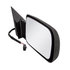 110989 by UNITED PACIFIC - Door Mirror - With Black Plastic Housing, Power, Foldable, Passenger Side, for 1988-2000 Chevy & GMC Truck