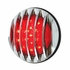 110407 by UNITED PACIFIC - Tail Light - 17 LED, with Chrome Grille Style Flush Mount, for 1937 Ford Car Style