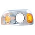 38928 by UNITED PACIFIC - Turn Signal Light - 22 LED, Amber LED/Amber Lens, for Freightliner