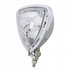 76996 by UNITED PACIFIC - Headlight - RH/LH, Triangle, Chrome Housing, with Flat Back Housing Design