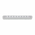 36542 by UNITED PACIFIC - Auxiliary Light Bar - White LED, Clear Lens, Chrome/Plastic Housing, 10 LED Light Bar