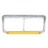 32700 by UNITED PACIFIC - Headlight Bezel - 24 LED, Rectangular, Dual, with Visor & "Glo" Light, Amber LED/Amber Lens