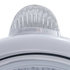 32391 by UNITED PACIFIC - Guide Headlight - 682-C Style, RH/LH, 7", Round, Polished Housing, 6014 Bulb, with Top Mount, 5 LED Dual Mode Signal Light, Clear Lens