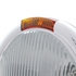 30395 by UNITED PACIFIC - Headlight - RH/LH, 7", Round, Chrome Housing, H4 Bulb, with Incandescent Amber Turn Signal Light