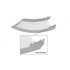 21681 by UNITED PACIFIC - Bumper End - RH, for Freightliner M2 106