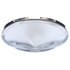 20146 by UNITED PACIFIC - Axle Hub Cap - Front, 4 Even Notched, Stainless Steel, Pointed, 7/16" Lip