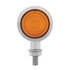 36996 by UNITED PACIFIC - Mini Bullet Light - 9 LED, with Chrome Housing, Amber LED/Amber Lens