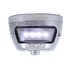 20326 by UNITED PACIFIC - License / Tail Light Assembly - Chrome, Vertical Mount, with 1928 LED "Duo Lamp"