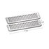29126 by UNITED PACIFIC - Cowl Air Intake Grille - Hood Air Intake Trim, Stainless, for 1988+ Mack CH