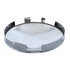 20121 by UNITED PACIFIC - Axle Hub Cap - Front, 6 Uneven Stainless Steel, Dome Style, 1" Lip