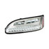 35761 by UNITED PACIFIC - CHROME 6 LED HEADLIGHT FOR PETERBILT 386 (2005-2015) & 387 (1999-2010 )- DRIVER SIDE  POSITION LIGHT BAR WITH 22 BRIGHT WHITE LED'S