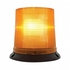 36539 by UNITED PACIFIC - Beacon Light - 6" Round, 3 High Power LED, Amber Lens, Magnetic Mount