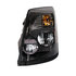 31096 by UNITED PACIFIC - Headlight Assembly - LH, LED, Black Housing, High/Low Beam, with Signal Light