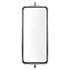 86501B by UNITED PACIFIC - Door Mirror - "West Coast", 7" x 16", 18 LED, Stainless Steel, Heated