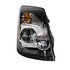 31095 by UNITED PACIFIC - Headlight Assembly - RH, LED, Chrome Housing, High/Low Beam, with Signal Light