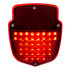 110762 by UNITED PACIFIC - Tail Light - Passenger Side, 38 LED Sequential, with Chrome Housing, for 1953-1956 Ford Truck