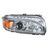 35803 by UNITED PACIFIC - Projection Headlight Assembly - RH, Chrome Housing, High/Low Beam, H11/HB3 Bulb, with Amber LED Signal Light, White LED Position Light and Amber LED Side Marker