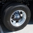 10335 by UNITED PACIFIC - Axle Hub Cover - Axle Cover, Rear, Matte Black, Dome, with 33mm Thread-On Nut Cover