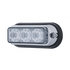 37537B by UNITED PACIFIC - Multi-Purpose Warning Light - 3 LED Warning Light, with Black Bezel, White LED