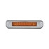 110265 by UNITED PACIFIC - License Plate Light - Chrome, with Amber LED Auxiliary Light, Amber LED/Amber Lens