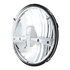 31391 by UNITED PACIFIC - Headlight - 5 High Power. LED, RH/LH, 7", Round, Chrome Housing, High/Low Beam