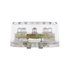 38362CB by UNITED PACIFIC - Clearance/Marker Light, Amber LED/Clear Lens, Round Design, 2", 9 LED