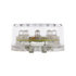 38363 by UNITED PACIFIC - Clearance/Marker Light - Red LED/Clear Lens, 2", 9 LED