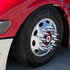 10770 by UNITED PACIFIC - Wheel Lug Nut Cover Set - Chrome, Spike