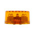 38170 by UNITED PACIFIC - Clearance/Marker Light, Amber LED/Amber Lens, Round Design, 2", 9 LED, 2 Female Bullet Plugs