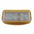 39523 by UNITED PACIFIC - Clearance/Marker Light, Amber LED/Amber Lens, Small, with Reflector, 3 LED