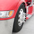 10570 by UNITED PACIFIC - Wheel Lug Nut Cover - Chrome, Spike Lug, Kit, Push On