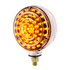38114 by UNITED PACIFIC - Double Face Turn Signal Light - 88 LED, Amber & Red LED/Clear Lens