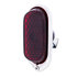 C4052 by UNITED PACIFIC - Tail Light - With Black Housing & Stainless Steel Rim, Red Lens, for 1940 Chevy Passenger Car