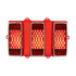 110107 by UNITED PACIFIC - Tail Light Lens - 108 LED, Sequential, for 1969 Ford Mustang