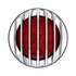 110407 by UNITED PACIFIC - Tail Light - 17 LED, with Chrome Grille Style Flush Mount, for 1937 Ford Car Style