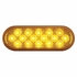 39341BAK by UNITED PACIFIC - Turn Signal Light - 16 LED, 6" Oval Reflector Kit, Amber LED/Lens