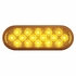 39341BAK by UNITED PACIFIC - Turn Signal Light - 16 LED Oval Reflector, Amber LED/Amber Lens