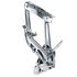 110898 by UNITED PACIFIC - Hood Hinge - Passenger Side, Chrome, for 1967-1972 Chevrolet and GMC Truck