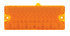 CPL6970AR by UNITED PACIFIC - Turn Signal / Parking Light - Passenger Side, 36 LED, Amber LED/Lens, for 1969-70 Chevrolet Truck