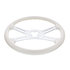 88283 by UNITED PACIFIC - Steering Wheel - 18", Vibrant Color, 4 Spoke, Pearl White