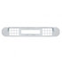 42372 by UNITED PACIFIC - Instrument Cover - For Dash Warning Light Panel, Chrome, Plastic, Center, for Freightliner Cascadia