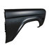 110904 by UNITED PACIFIC - Fender - Front, Die Stamped, Black EDP, Passenger Side, with Side Marker & Emblem Holes, for 1970-1977 Ford Bronco
