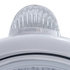 31527 by UNITED PACIFIC - Guide Headlight - 682-C Style, RH/LH, 7", Round, Polished Housing, H6024 Bulb, with Amber 5 LED Signal Light, with Clear Lens